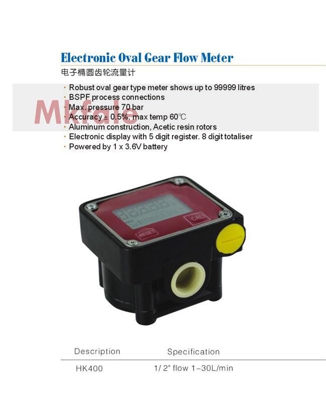 Oval Gear Positive Displacement Flow Meter BSPF Process Connection , 1 ...