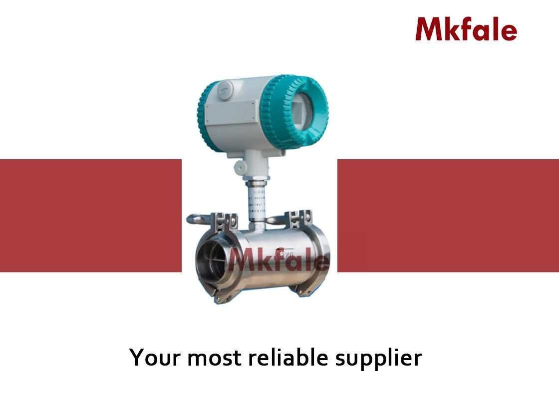 Tri - Clamp Sensor Turbine Type Water Flow Meter , High Temperature Electrical Flow Meter
