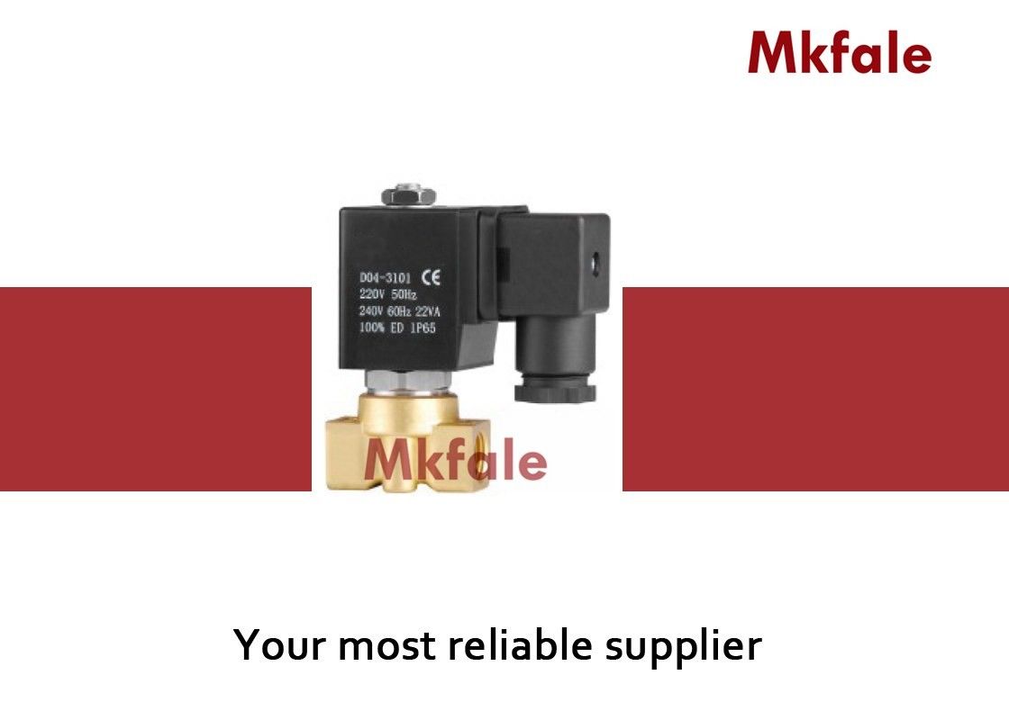 P1 Compact Series 2 / 2  Way Water Solenoid Valve , Brass Solenoid Valve For Water